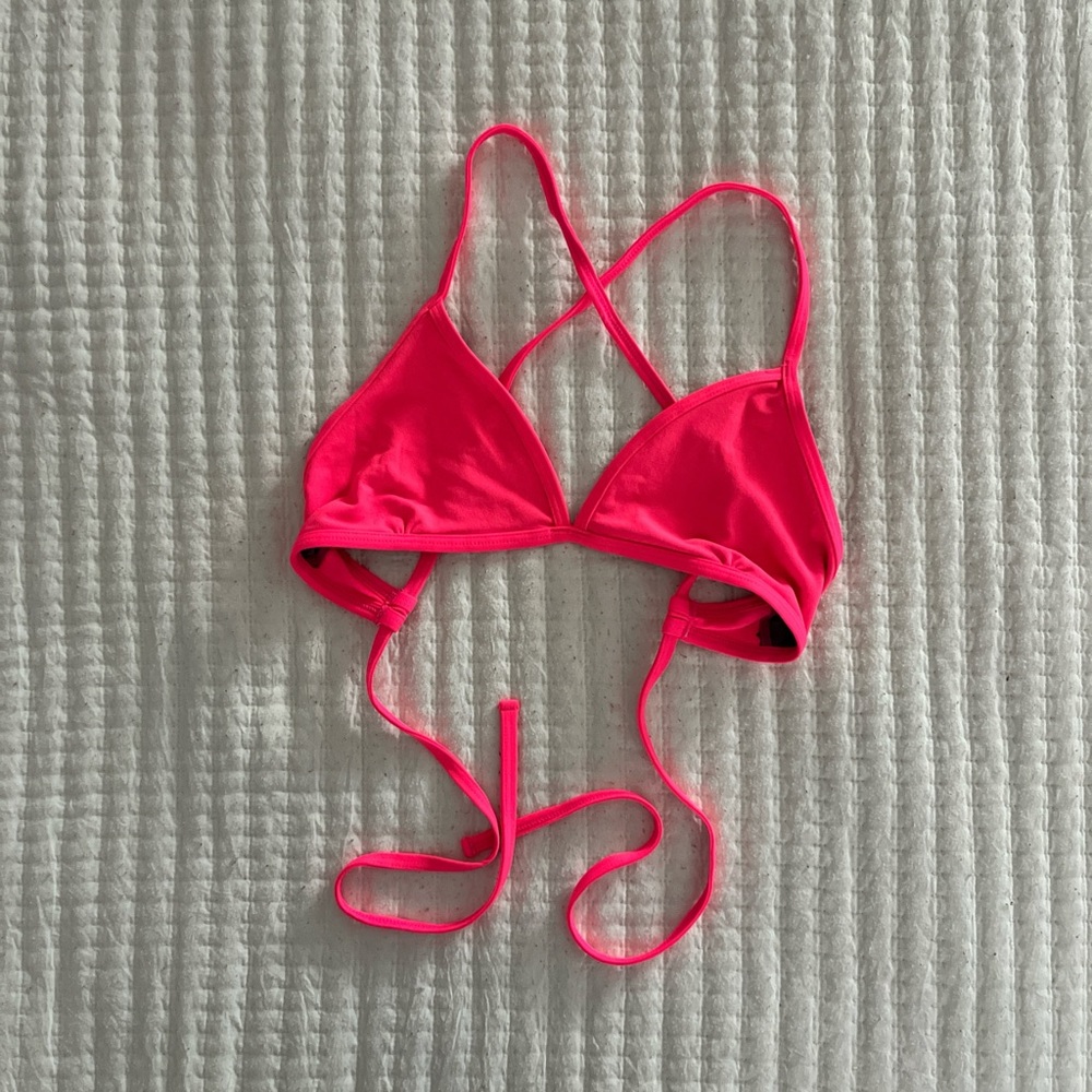 Jolyn Clothing Hot Pink Bikini Top
